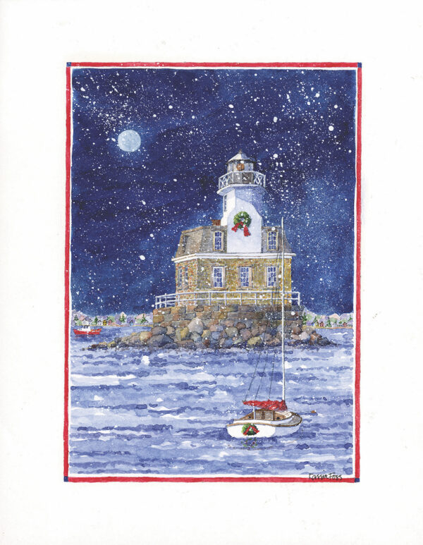 Fairfield  5" x 7" - Frosty Night at Penfield Light (Limited Quantity)