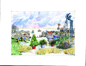Chatham *NEW* 5" x 7" - Wintertime at the Fish Pier